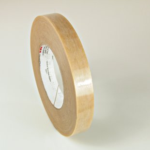 3/8" 3M 44 Composite Film Electrical Tape with Thermosetting Rubber Adhesive 130°C, translucent, 3/8" wide x  90 YD roll