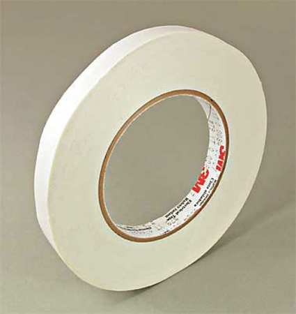 2" 3M 79 Glass Cloth Electrical Tape with Acrylic Adhesive 130°C, white, 2" wide x  60 YD roll