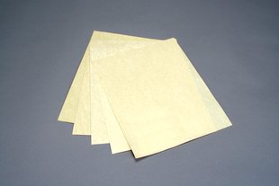 TufQUIN TFT 5-3-5 .013" thick 3-Ply TUFQUIN/MYLAR/TUFQUIN Flexible Laminate 200°C, natural, 36" wide x  36 SY roll