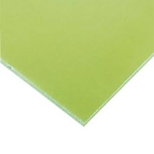 .500" (1/2" thick) G-10/FR-4 Glass-Cloth Reinforced Epoxy Laminate Sheet 130°C, yellow,  36"W x 48"L sheet