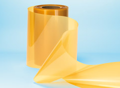 13.5 Mil (.0135" thick) ELAN-Film® HT-180 Electrical Insulating Film, 180°C, amber, 54" x 500 YD roll