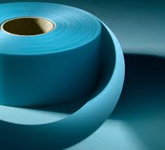 VOLTAFLEX® F 6642 DMD 100 2-2-2 .006" thick 3-Ply DACRON/MYLAR/DACRON Flexible Laminate 155°C, blue, 36" wide x 36 SY roll