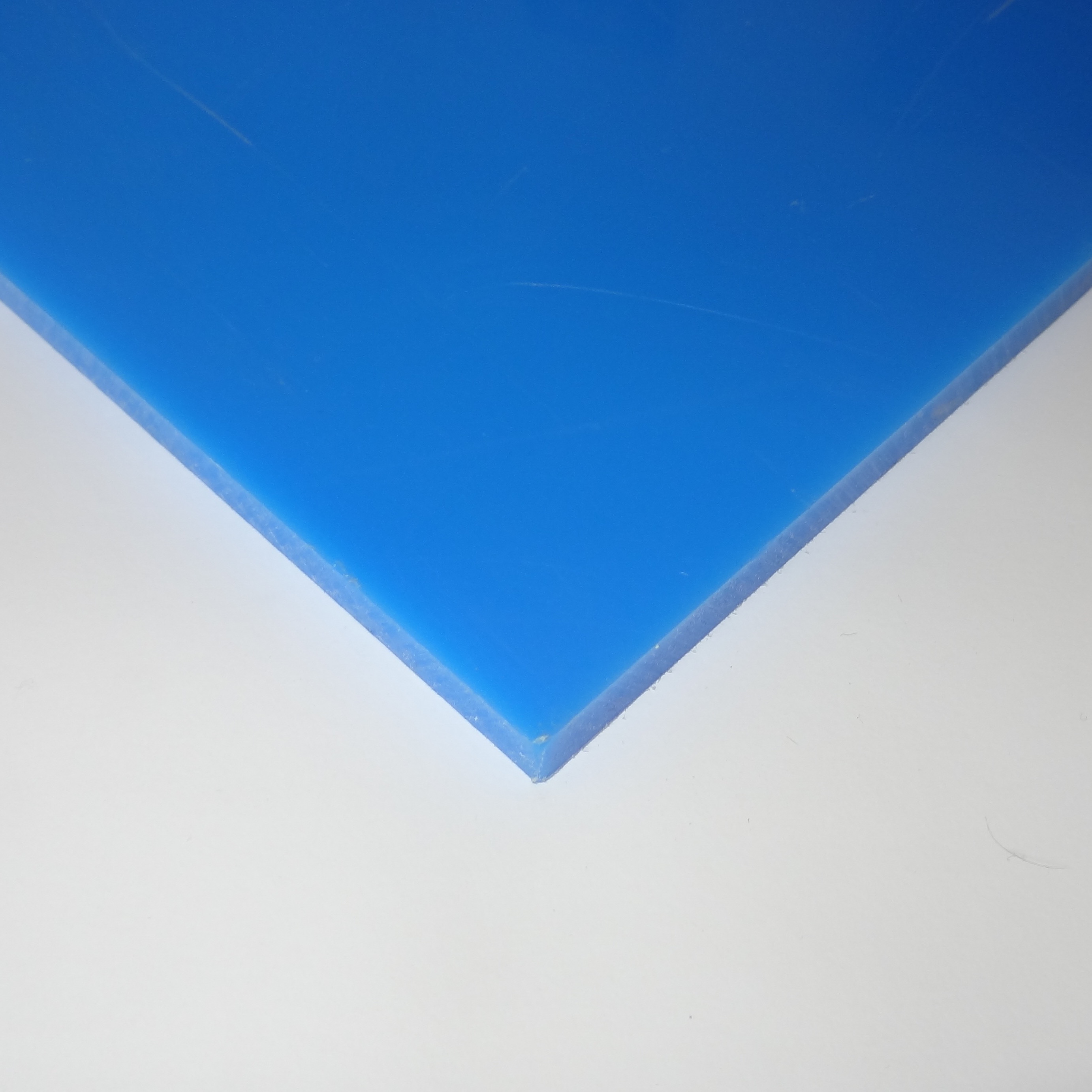 3" thick NYLATRON® MC 901 Unfilled Cast NYLON Laminate Sheet, blue,  24"W x 48"L sheet