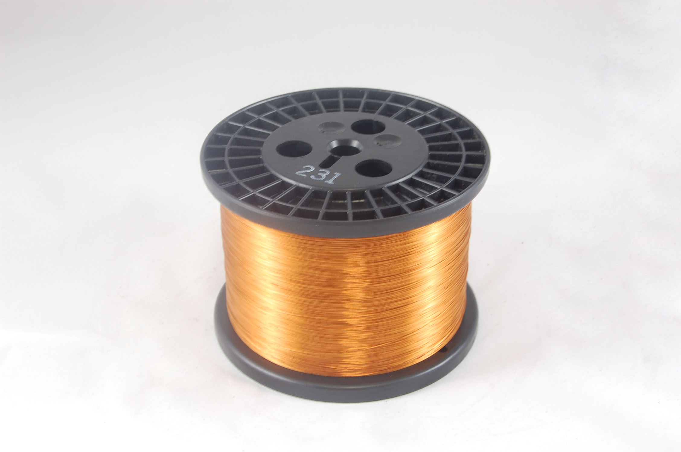 #25 Heavy GP/MR-200 Round MW 35 Copper Magnet Wire 200°C, copper, 10 LB 6" spool (average wght.)