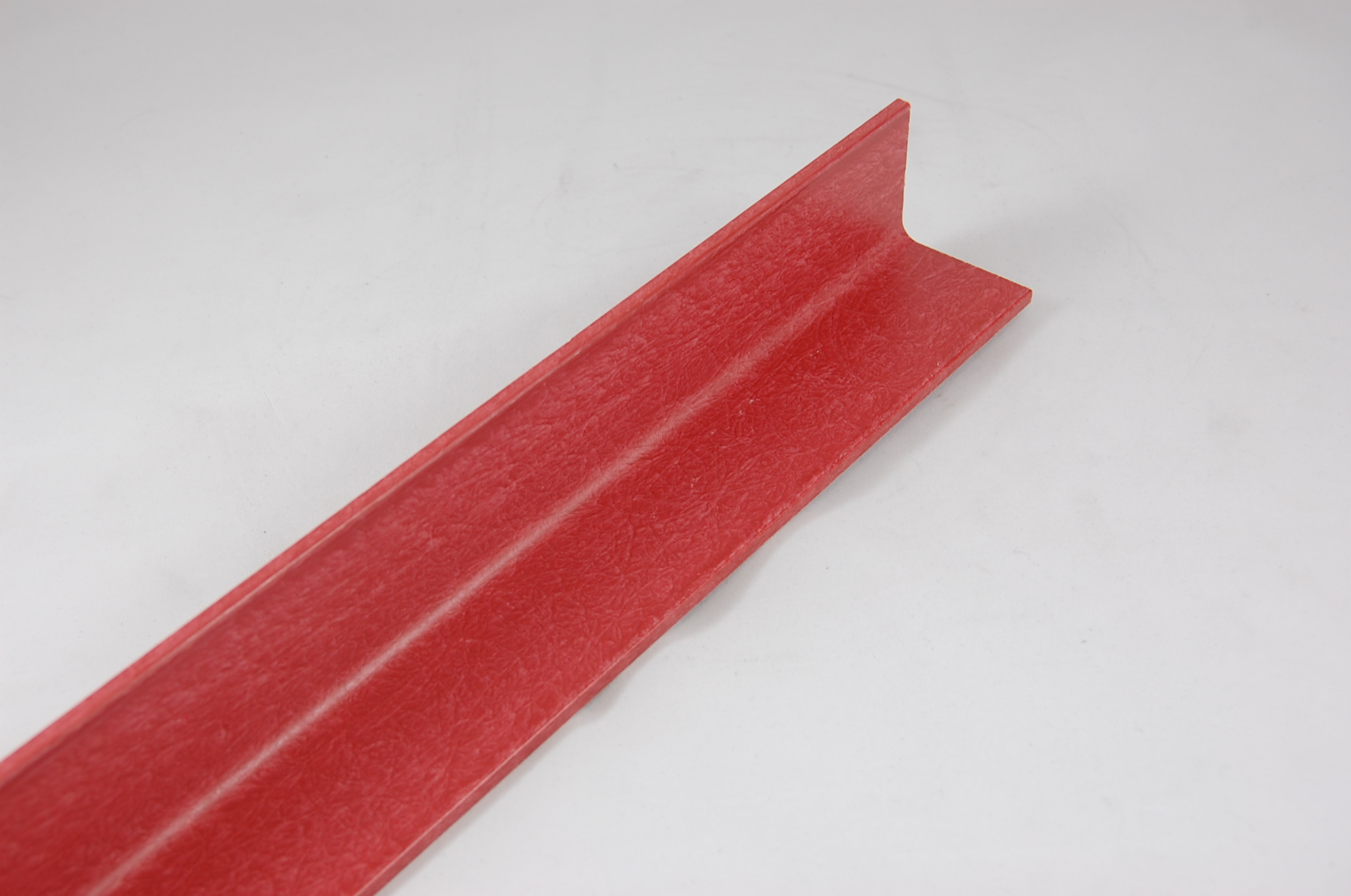 1-1/2"W x 1-1/2" Leg x 1/8" thick GLASROD® Grade 1130 Fiberglass-Reinforced Polyester Laminate Equal  Leg Angle, red,  120"L angle