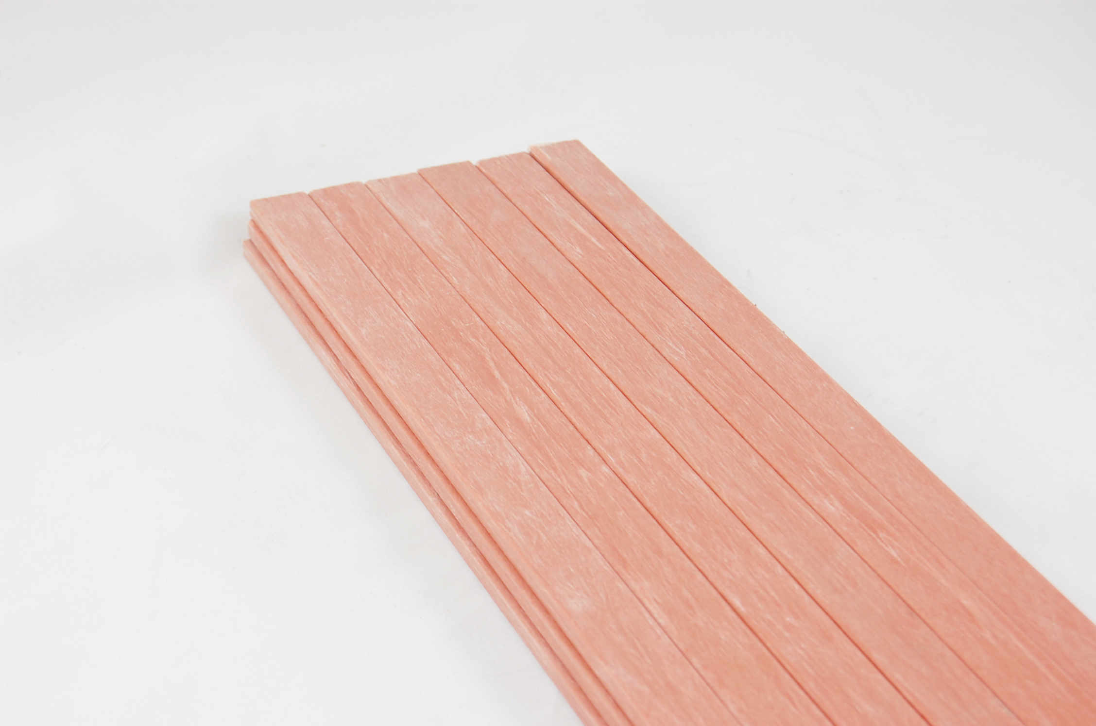 1/4" x 3/4" GLASROD® Grade MTS Fiberglass-Reinforced Polyester Laminate Rectangular Solid Rod, red,  60 rods x 540'  per bundle