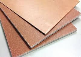 .032" (1/32" thick) GPO-1 Grade TSF 1312 General Purpose Fiberglass-Reinforced Laminate Sheet 130°C, brown,  36"W x 72"L sheet