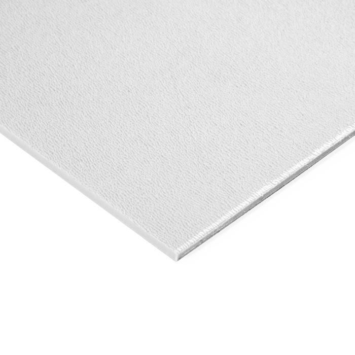1" thick GPO-3 Grade UTR 1491 Arc/Track & Flame Resistant Fiberglass-Reinforced Polyester Laminate Sheet 130°C, white,  36"W x 72"L sheet