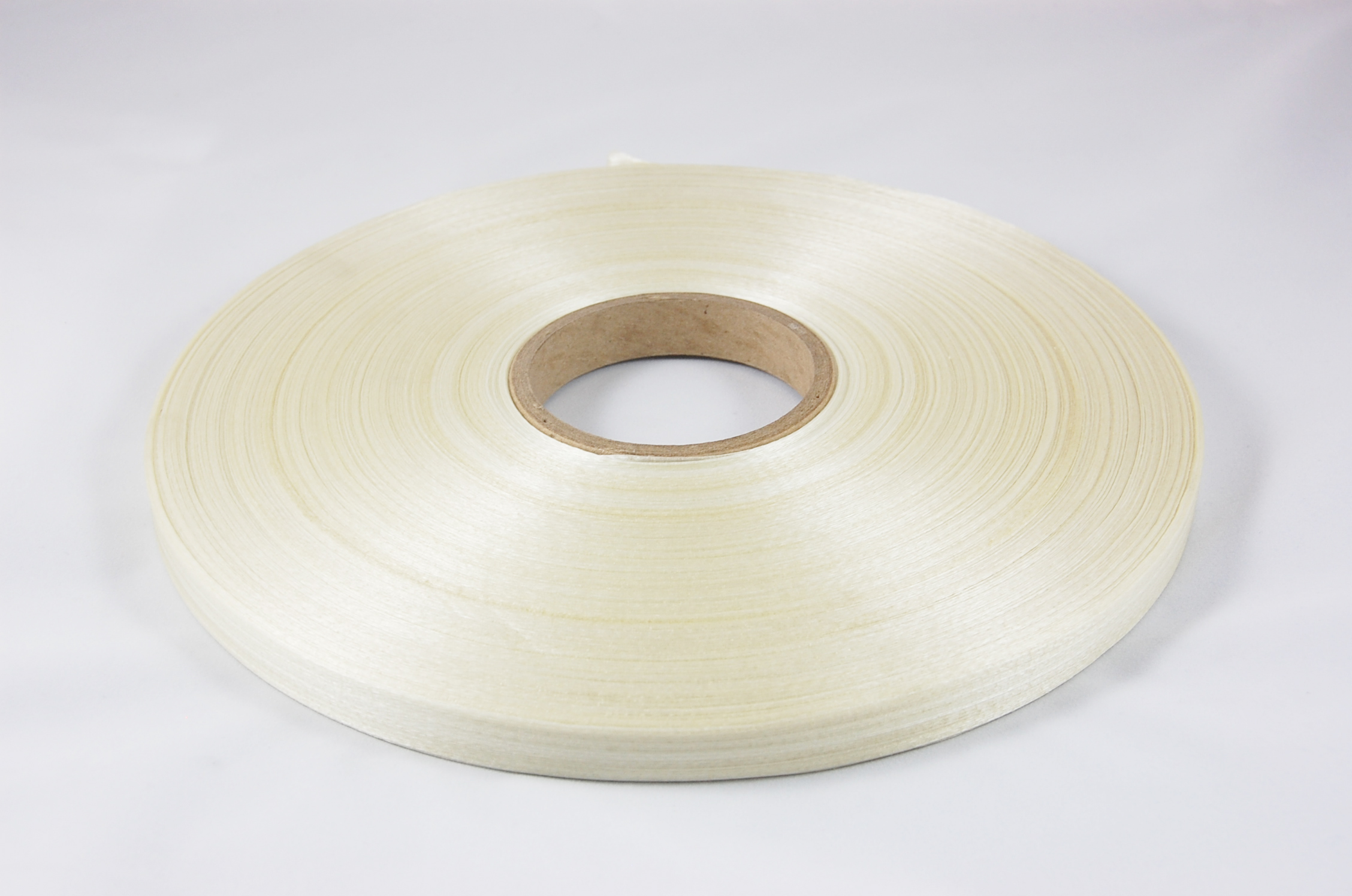 1/8" Poly Glas® 76870 Banding Tape 220°C, white, 1/8" wide x  500 YD spool